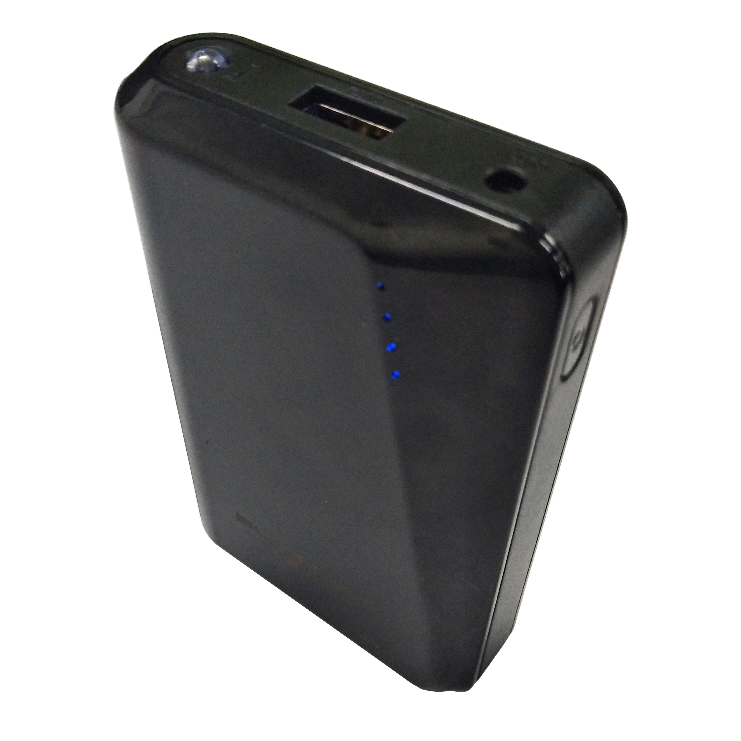 New customized small rechargeable power bank 5V 3.7v18650 7500mah  Lithium battery pack for power bank