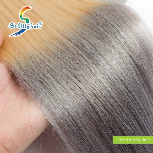 New  colored brazilian hair 3 tones  hair  wholesale