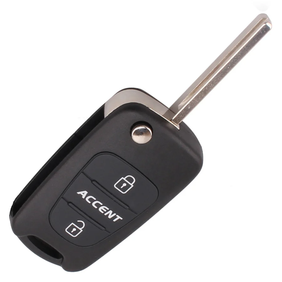 Top Quality 3 Buttons Replacement Flip Folding Key Shell