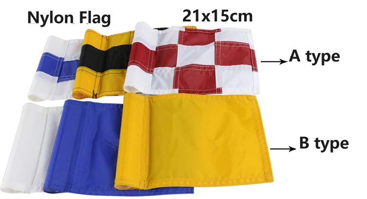 Logo Custom mini practice Golf Flag Stick Set With Golf Hole Cup For Practice Putting Green Set for Golf Course