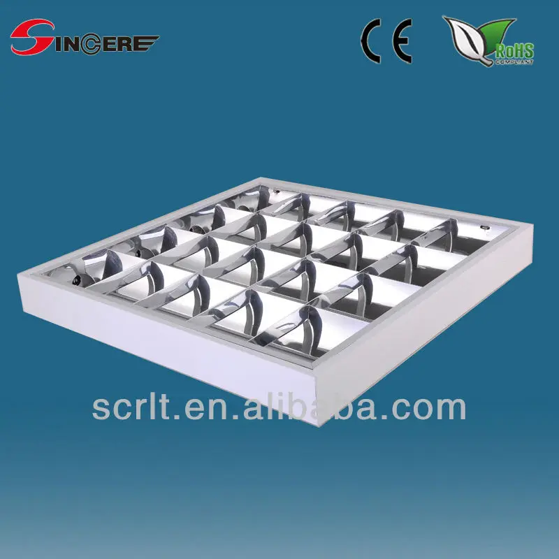 т8 люминесцентная ёалюзи офиса поверхности алюминиевый отражатель t8 поверхностного установленный дневной светильник