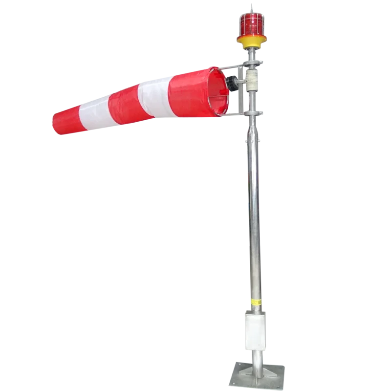 Красный вертолет, белые и оранжевые ветрозащитные носки для аэропорта, поставщики/Icao, подсвеченные ветрозащитные носки, ветрозащитные носки для аэропорта с препятствиями