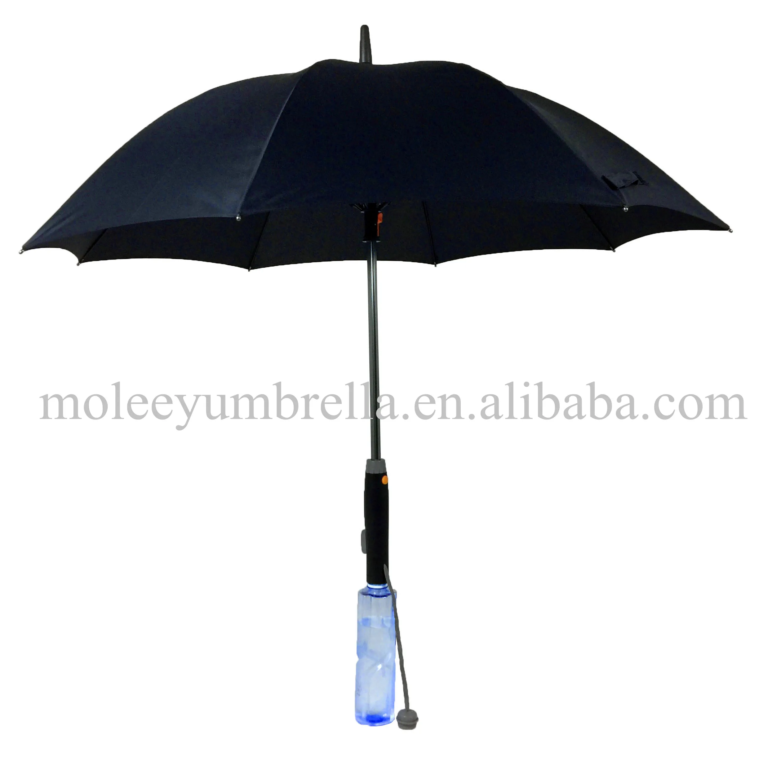 1 Quantity Automatic Electric-Fan Solar Fold Outdoor Mist Fan Umbrella