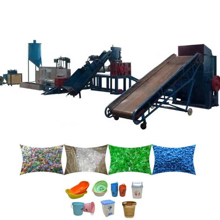 plastic recycling plant extruder machine plastic recycling plastic pellet grinding machine
