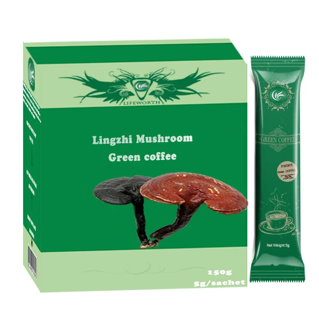 Высококачественный Растворимый зеленый кофе ganoderma