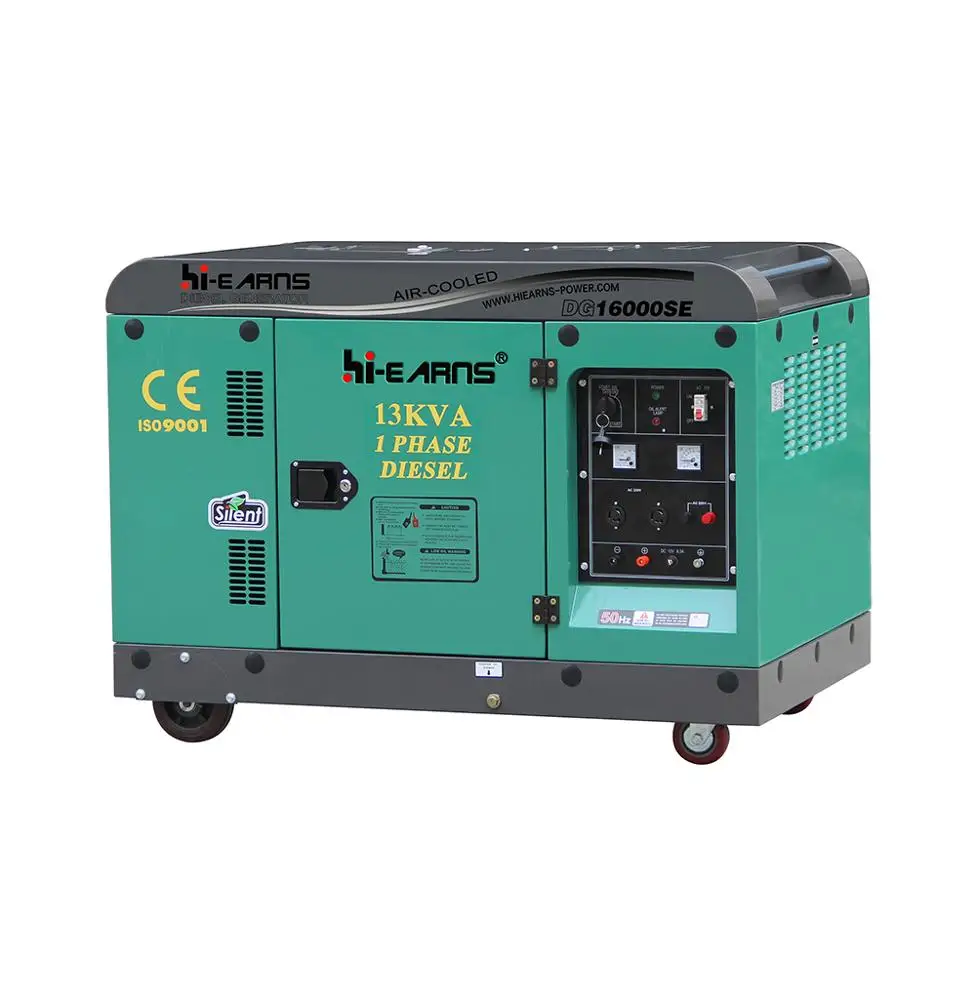factory price 11KW 2V92 engine single phase emergency generator 10kw