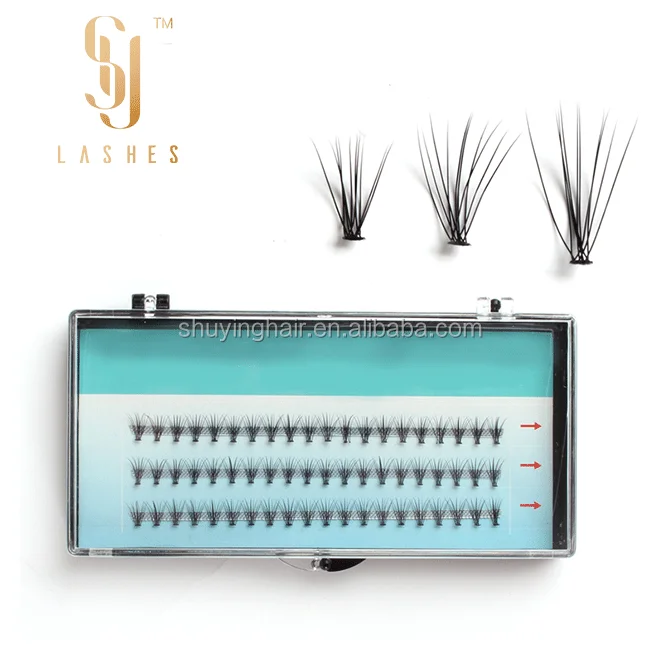 0.03 3D Individual flare eyelashes extension ussian eyelashes with custom logo