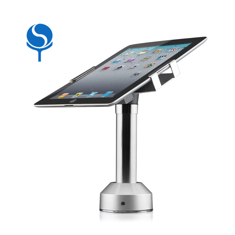 high quality pad Tablet Anti-theft Alarm Aluminum Tablet Pc Stand Cost-effective metal bracket