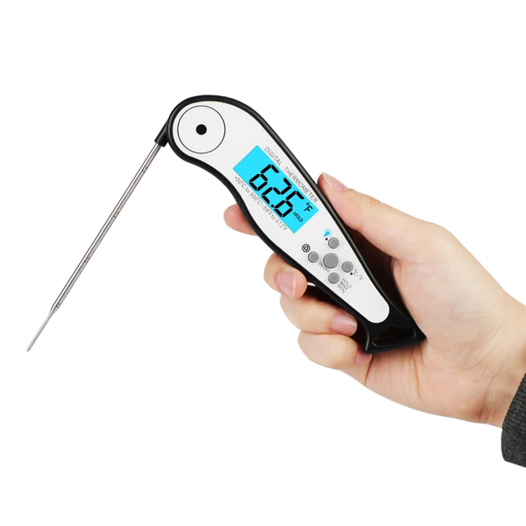 
Instant Read Kitchen Meat Thermometer With Alarm Function 