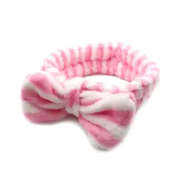 Bowtie Women Beauty Headbands to Makeup Shower Spa  Thick Hair Band for Girls