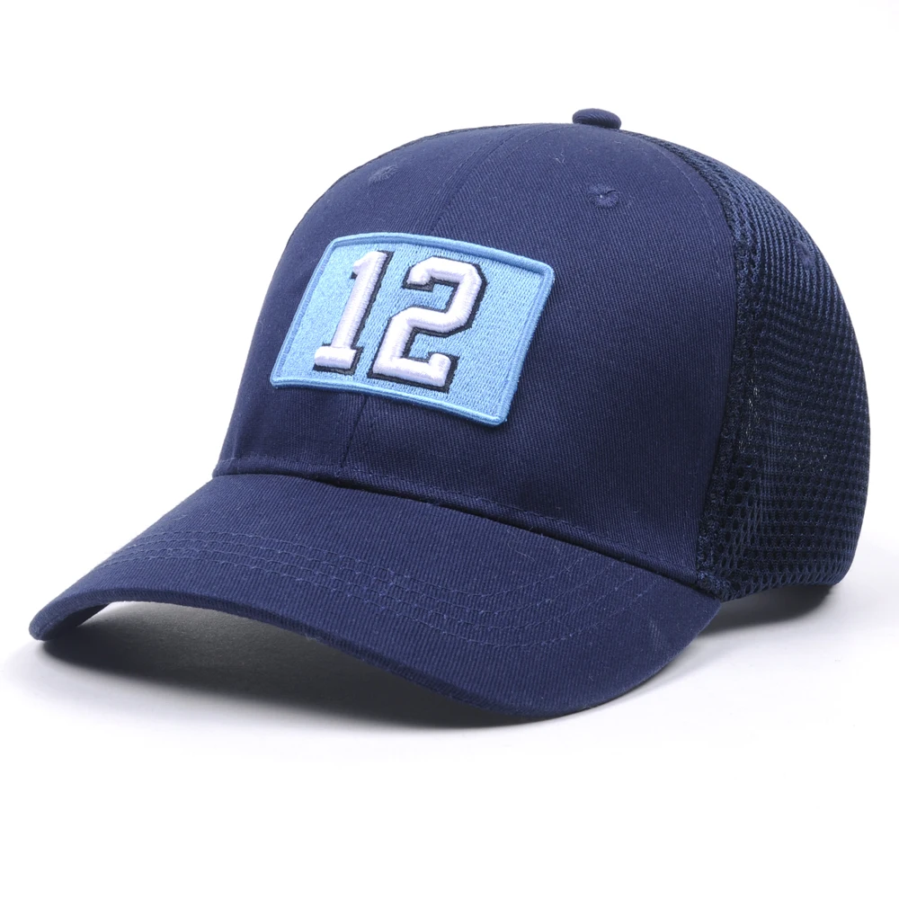 OEM Custom High Quality 6 Panel Embroidery Logo Baseball Mesh Caps fitted Trucker Hats fitted baseball mesh cap gorras
