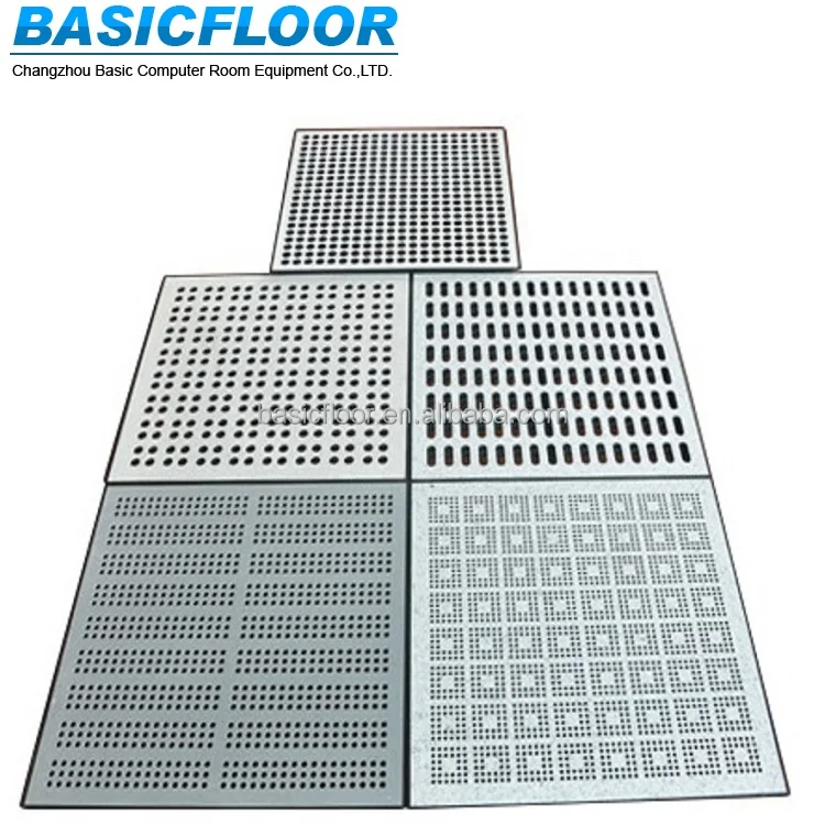 
Wholesale anti-static access flooring tile steel perforated raised floor 