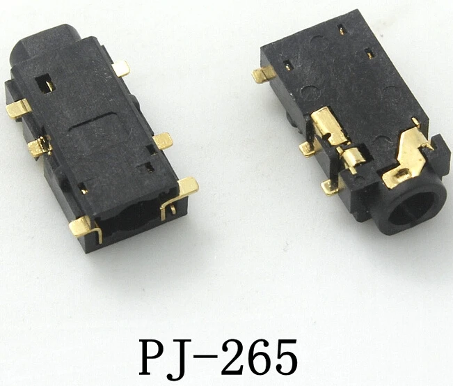 PJ-265 PJ265 2 5 smt наушники со штекера на гнездо