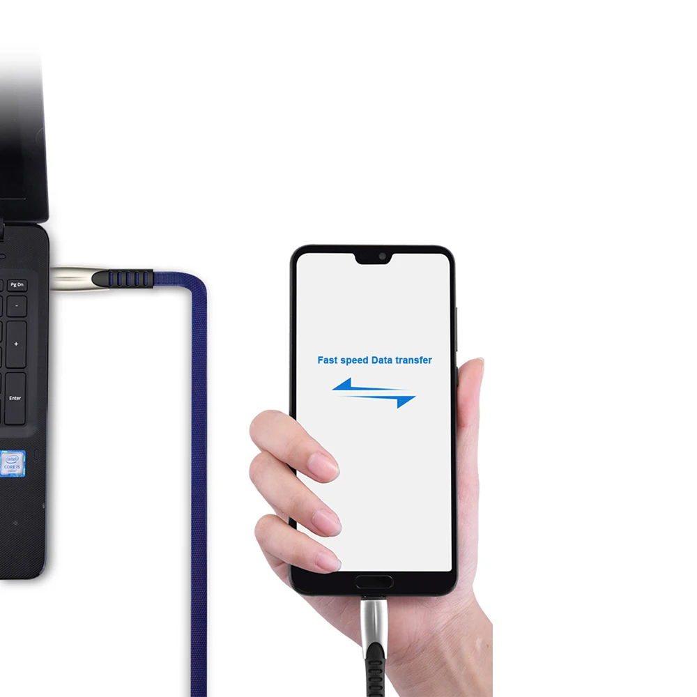 Кабель с разъемом USB Type-C 1M 2M 3M кабель нейлоновой плетеный для быстрой зарядки передачи и Samsung S8 S9 плюс Huawei Data usb-c