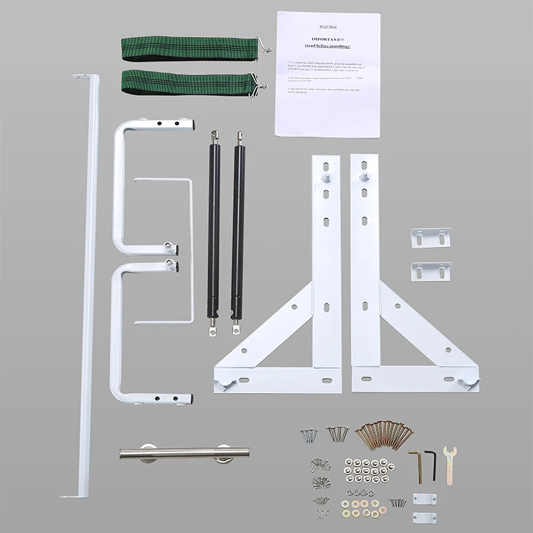 BSCI Factory Approved Space Saving Convertible Foldable Murphy Bed Hidden Wall Bed Mechanism
