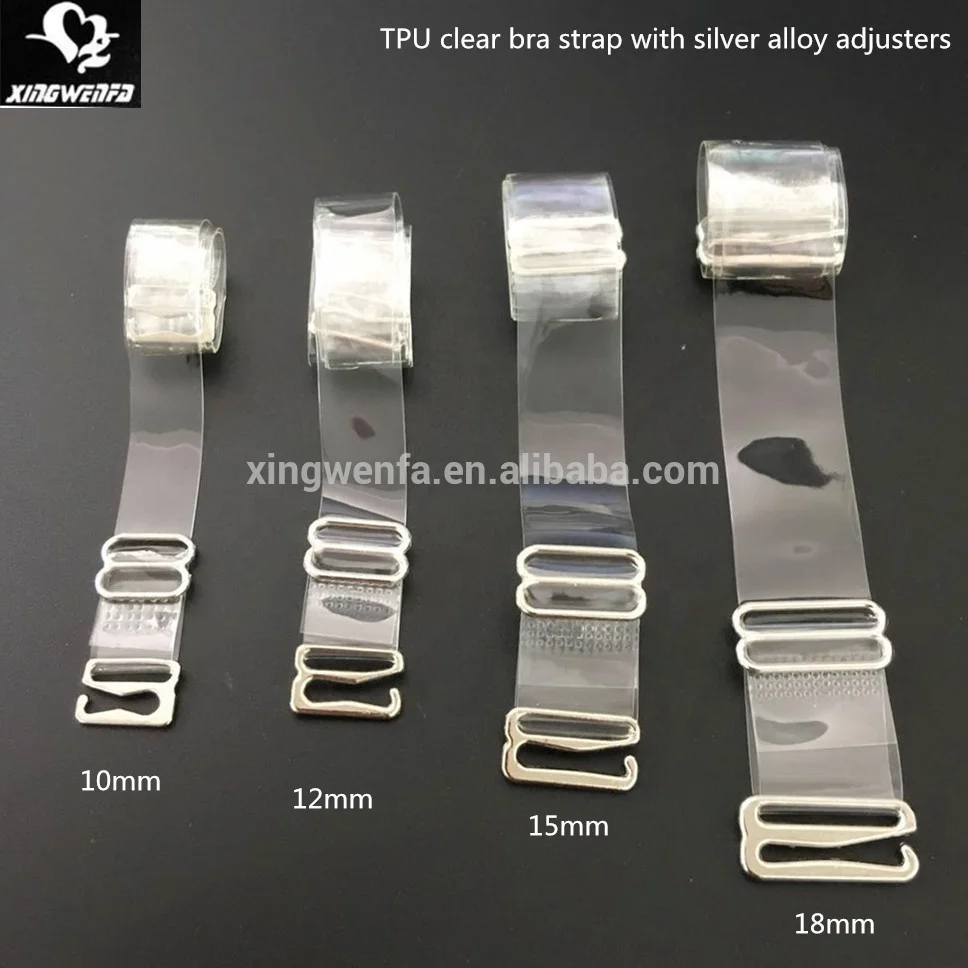 Paperboard packing Good quality  TPU bra strap clear invisible bra strap