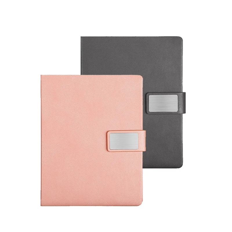Fashion PU leather school stationery cute notebook diary hard cover business office pocket diary with magnetic buckle