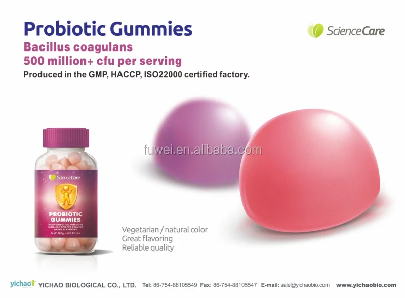 probiotic gummy candy