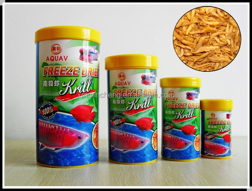 Support customized high-nutrient high-protein freeze-dried krill for fish