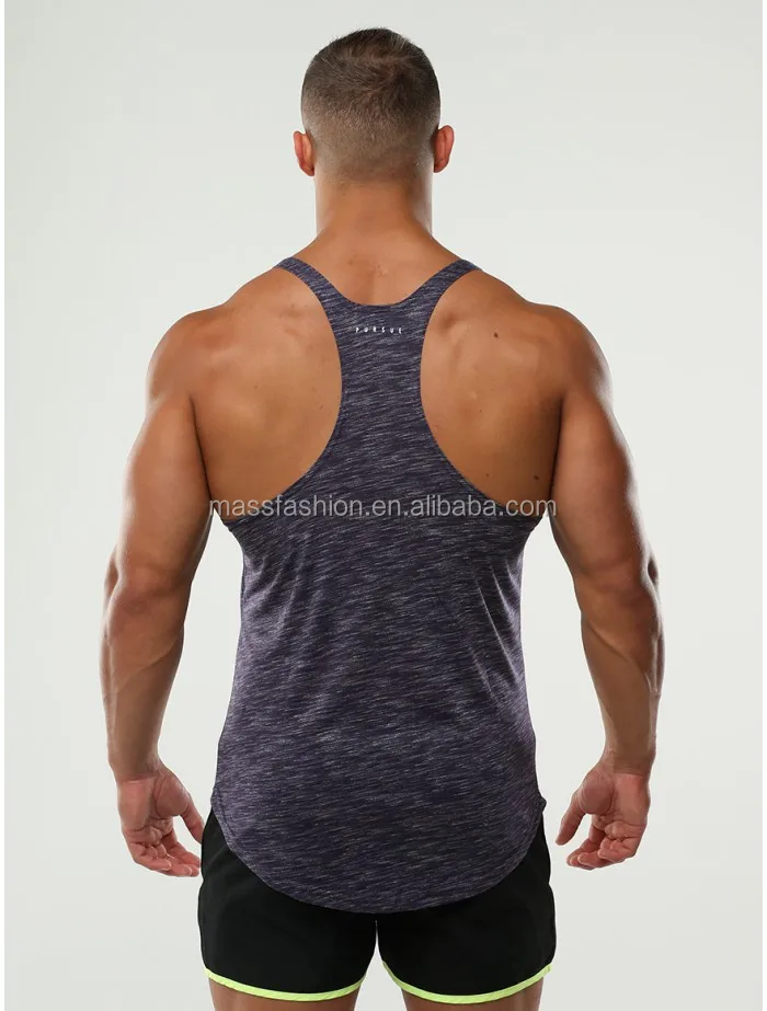 Men Custom Stringer Tank Top Plain Tanks With Private Label