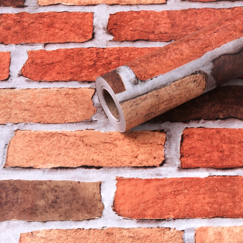 New designs embossed PVC self adhesive wallpaper 3d stone wallpaper 3d brick wallpaper