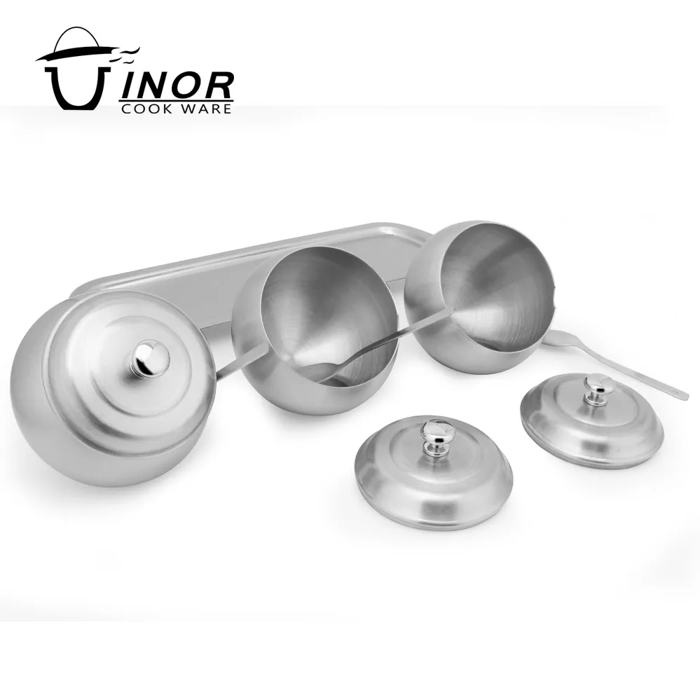 buffet service cooking tools small indian seasoning spice box with lid