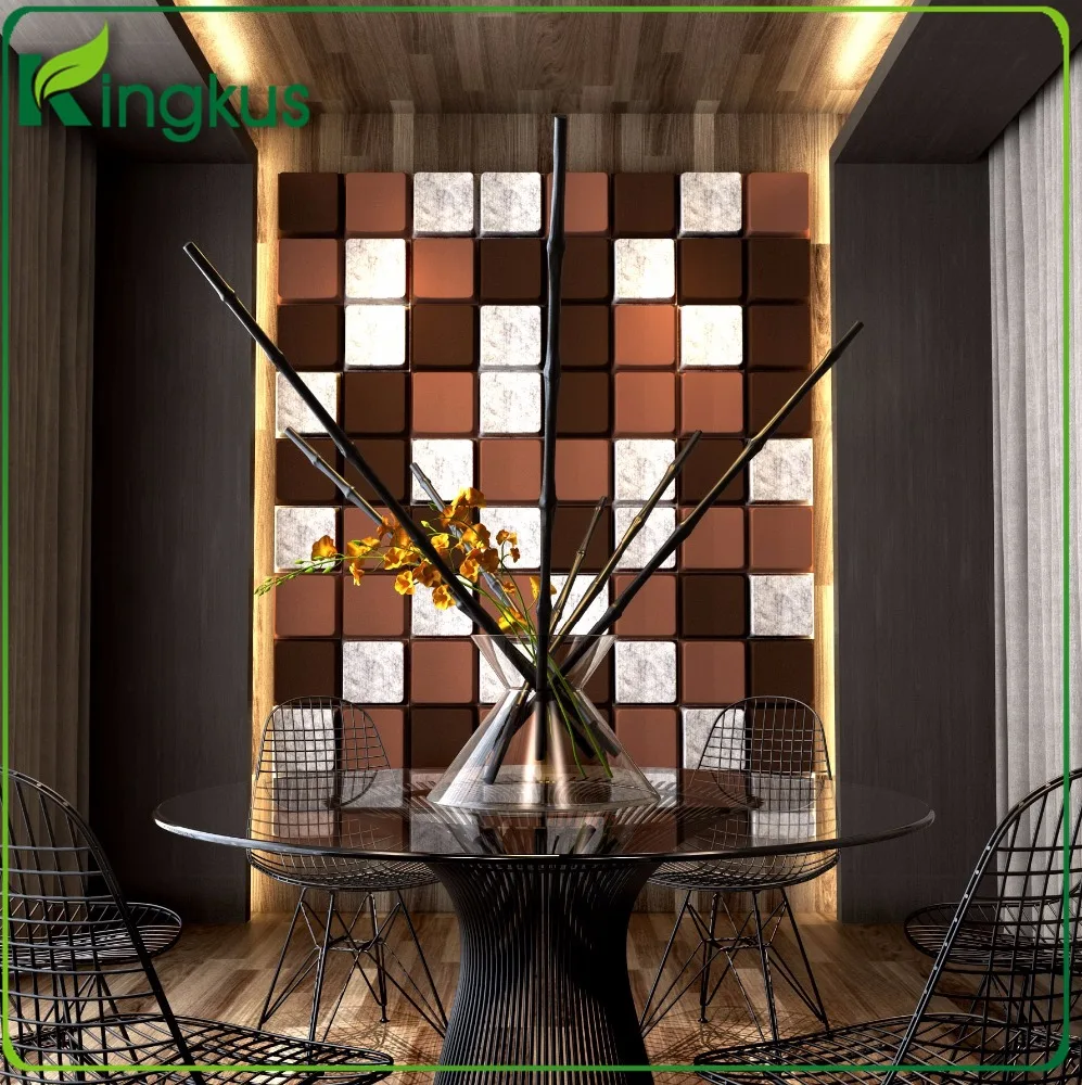 3D PET cube Polyester fiber acoustic panel from Kingkus Design