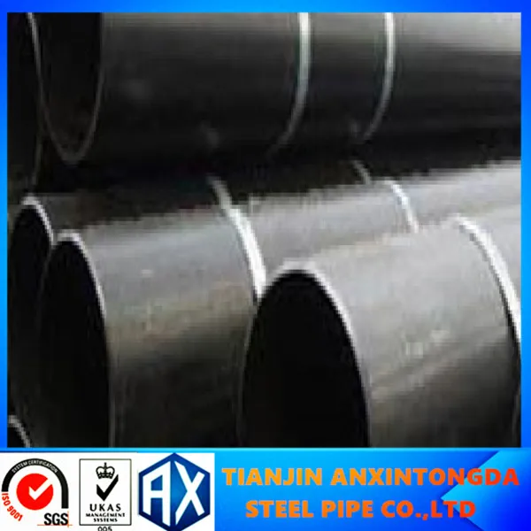 Hot erf welded sch40 black steel pipe q195-q235 carbon steel pipe 36 thin wall steel pipe