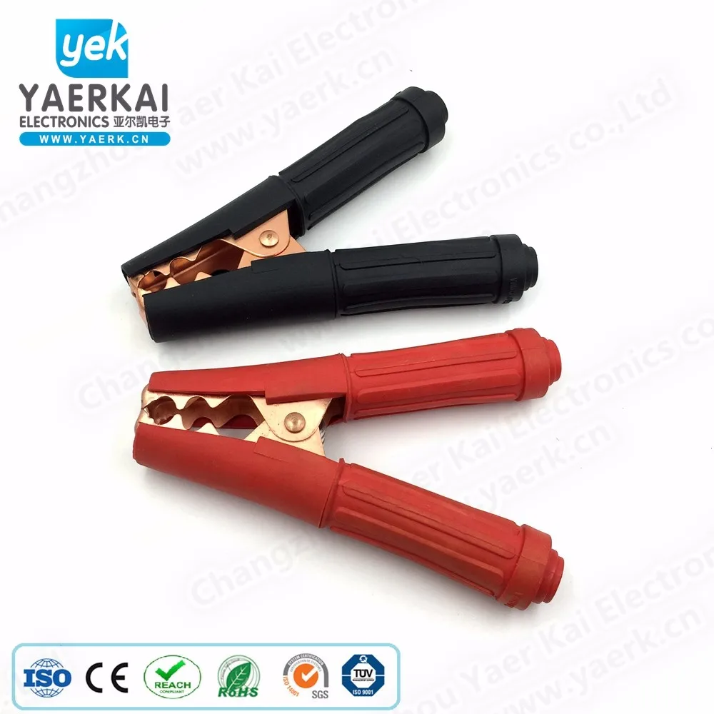 
500A strong spring alligator clip battery clip for sale good quality 