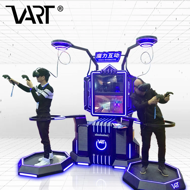 
VART Popular Double Players VR Space Walker Shooting / Skiing / Battling Vr Simulator Game Machine 
