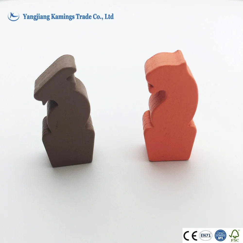 Деревянные фигурки, деревянные миниатюрные проигрыватели meeple, дизайн под заказ