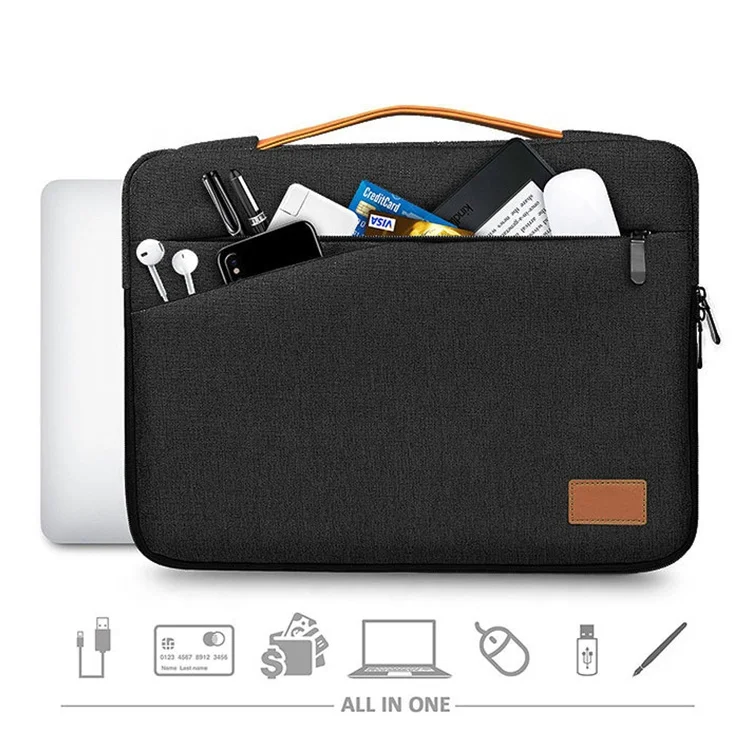 Unisex 17 inch bag polyester backpack messenger laptop case