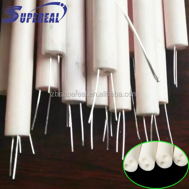95% 99% High alumina corundum insulator / ceramic insulation tube for copper wires