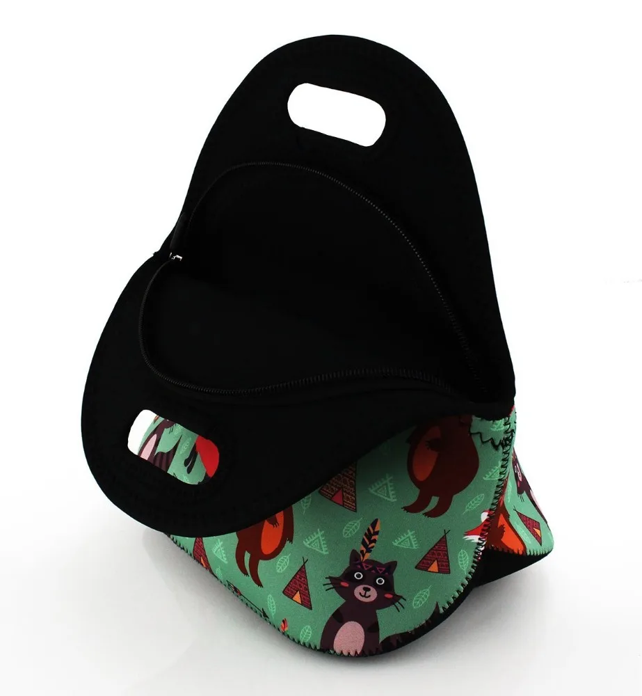 Fashionable Neoprene Insulated Lunch Bag Tote Cooler Bag