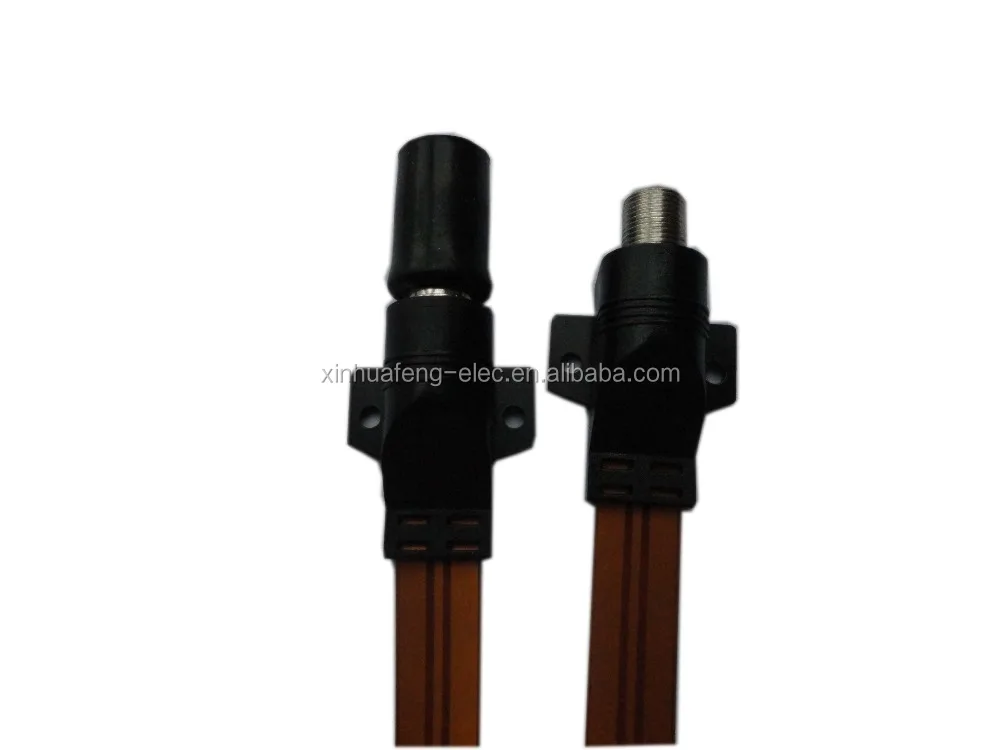waterproof flat coaxial flexible door satellite TV cable