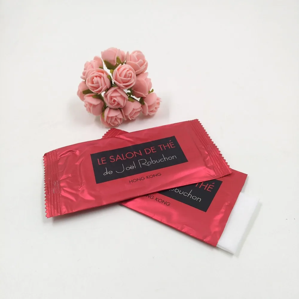 Оптовая продажа, одна упаковка, освежающие влажные полотенца/влажные салфетки для авиакомпании