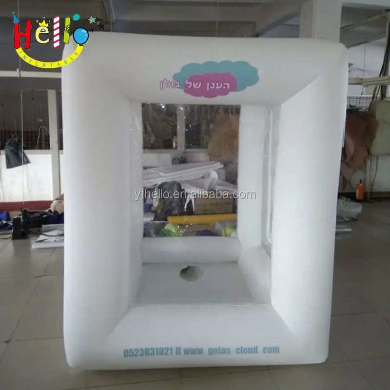 Promotion Advertising Cube Inflatable Cash Machine Grab Money Booth for Sale