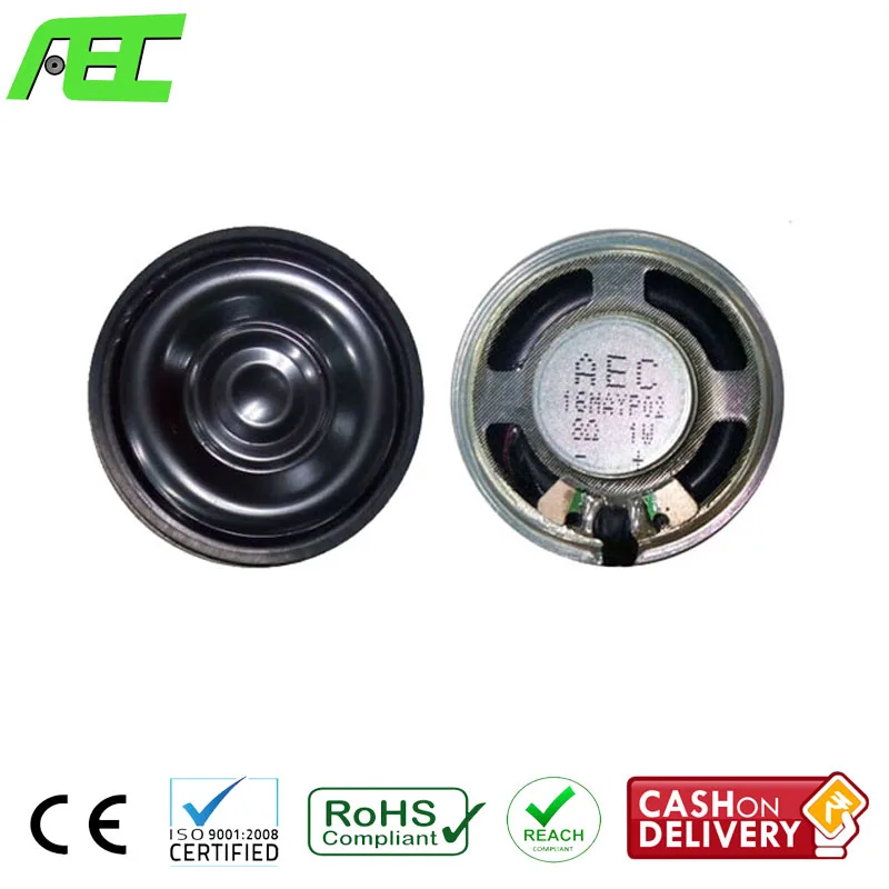 Free Sample 36mm Speaker Driver 8ohm 1w Small Speaker for Toys