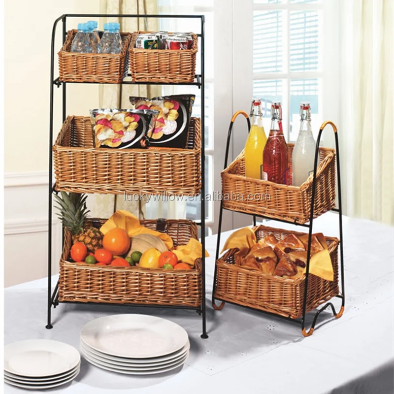 
Rattan wicker dried fruit basket for Christmas and new year 