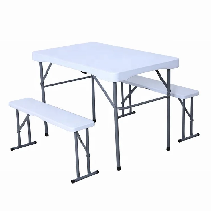 Modern outdoor dining garden bench kids folding table and chair