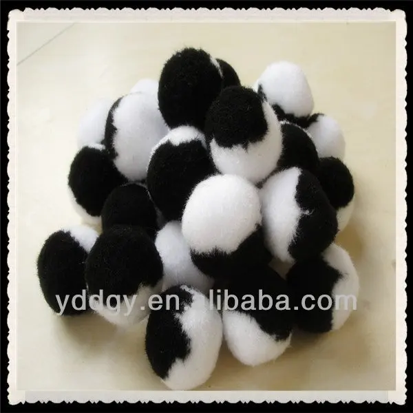 
factory supply colorful cute acrylic pom poms for toys 