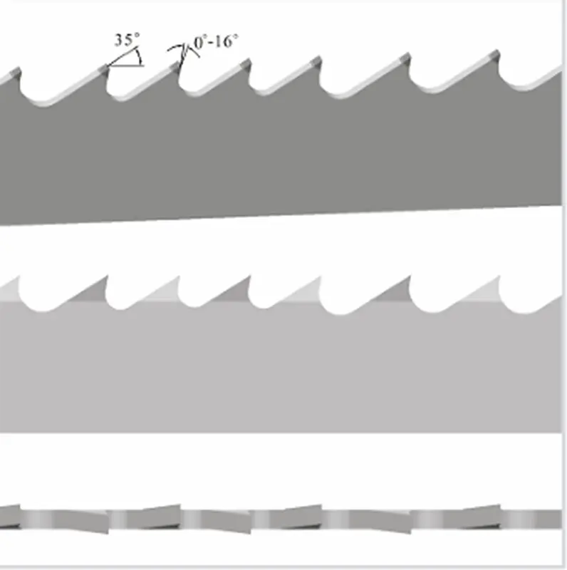 D6A Carbon tools band saw blades for cutting steel and metal