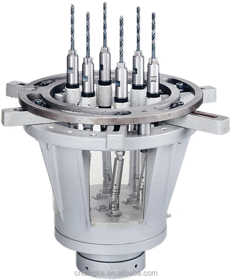 U110 Точность Сверления и Нарезания Резьбы U Тип Регулируемый Алюминиевый Multi-spindle Head