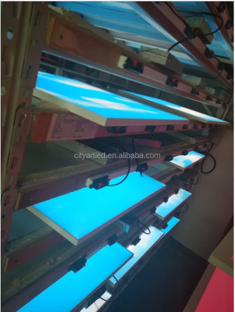2017 Sky LED Light Sky and Cloud Image Seamless 3mm 36W 40W Blue Sky LED Panel Light With 60x60 30x120 Sizes