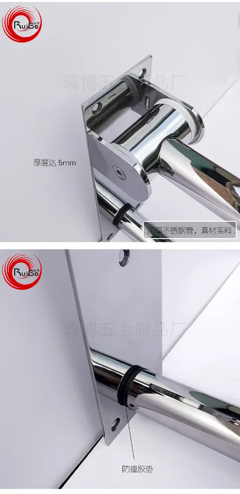 Stainless Steel 304 Wall Mounted U Shaped Adjustable Folding Up Grab Bar