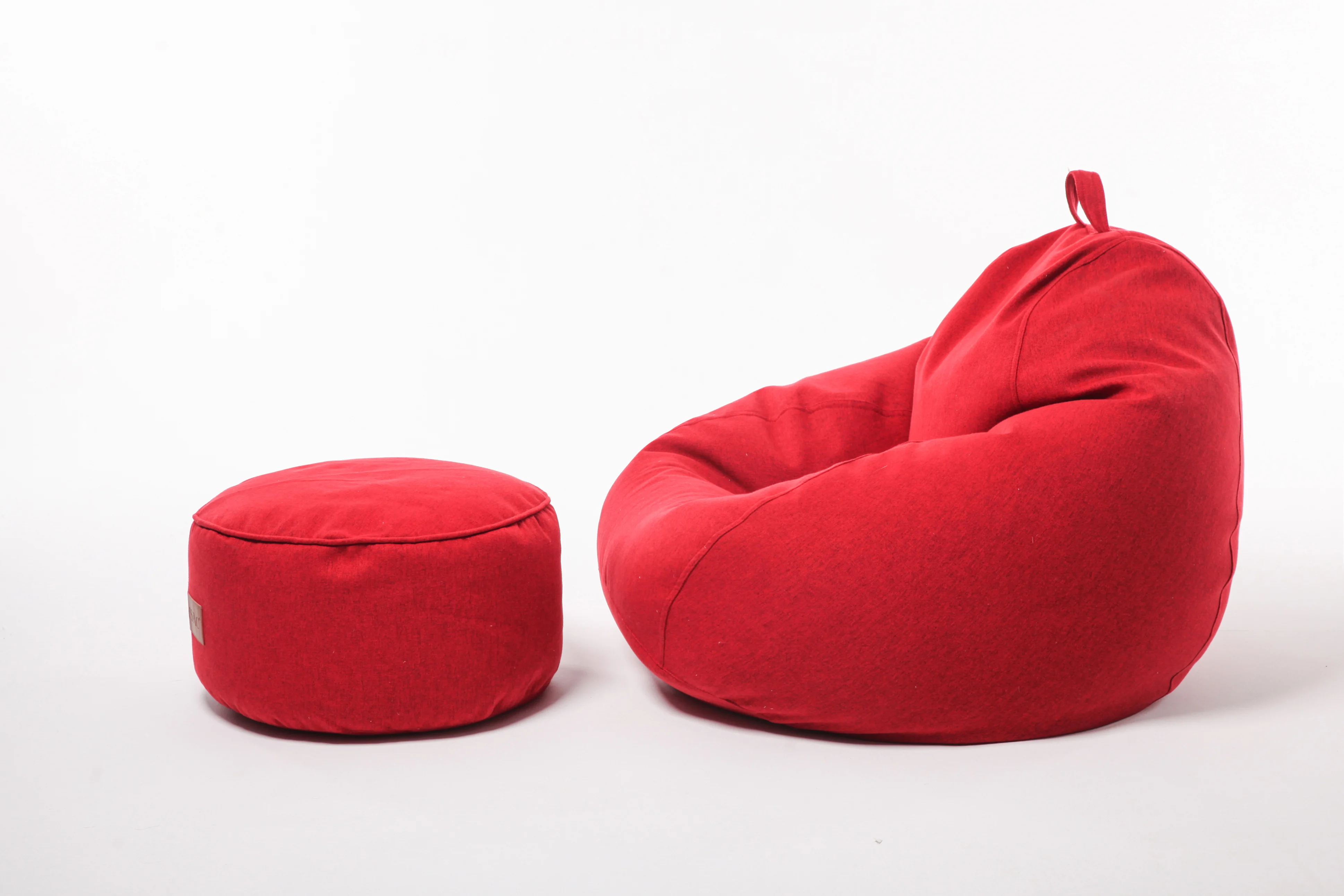 beanbag chair elastic expand Pouf bean bag curd cube chaise lounge