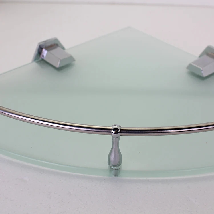 
bathroom accessories cheap wall mounted bathroom glass shelf 