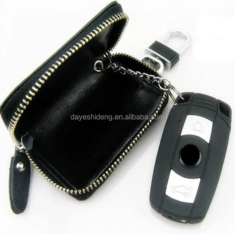 Genuine Leather car key holder / cover/case auto key wallet for Toyota Ford Buick Audi Porsche