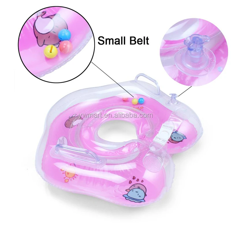 Newborn Infant Phthalate free PVC Inflatable Baby Swimming Neck Tube Ring Neck Float