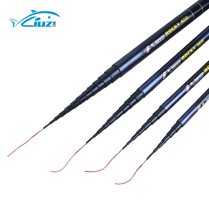 Portable telescopic fishing rod glass fiber short rod fishingrod